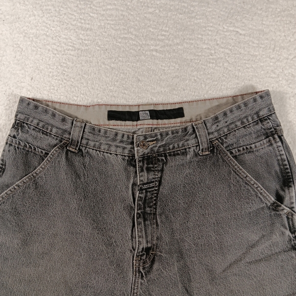 Vintage Marithe Francois Girbaud Shorts Mens 38 (36) Gray Baggy Distressed - Picture 9 of 16